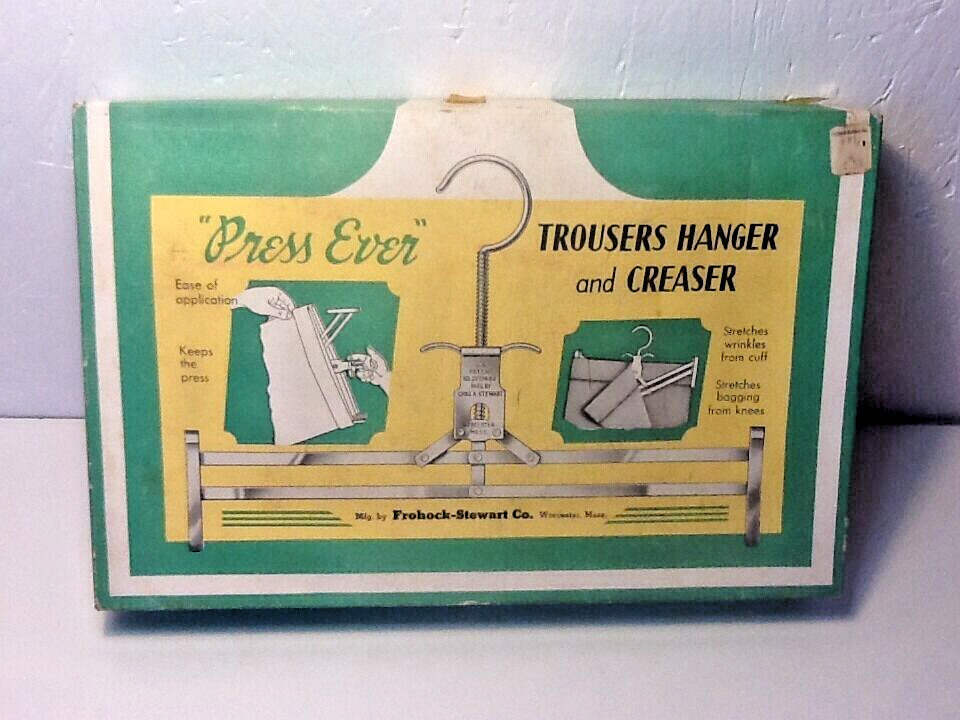 Vintage “Press Ever” Trousers Hanger And Creaser – Empty Box – Very Cool!