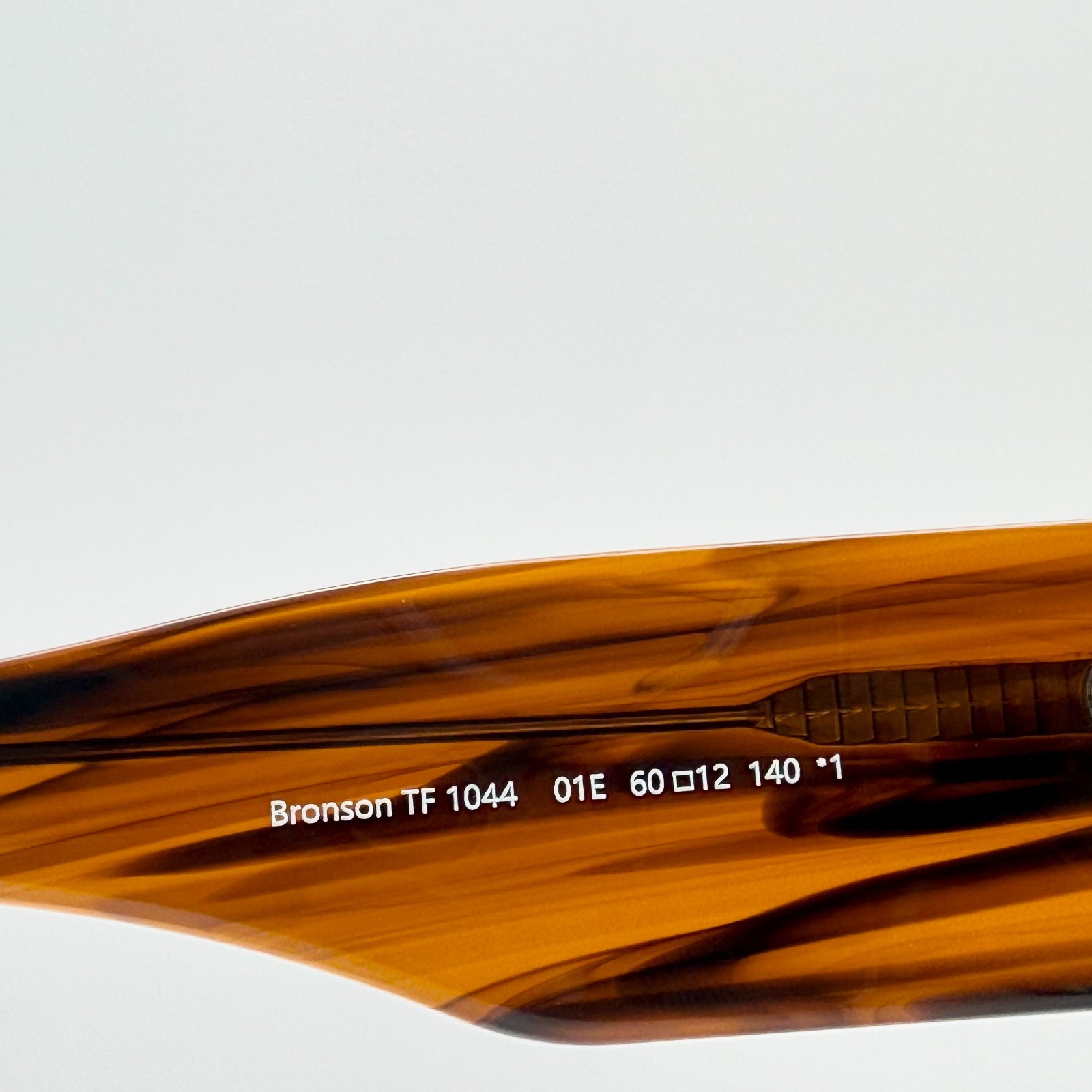 Tom Ford TF1044 Bronson Sunglasses Havana Frame Light Yellow Lens 60-12-140