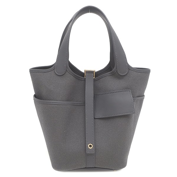 Hermes Handbag Picotin Lock Cargo PM Veau Swift Grey Aldoise 2025 K 841373