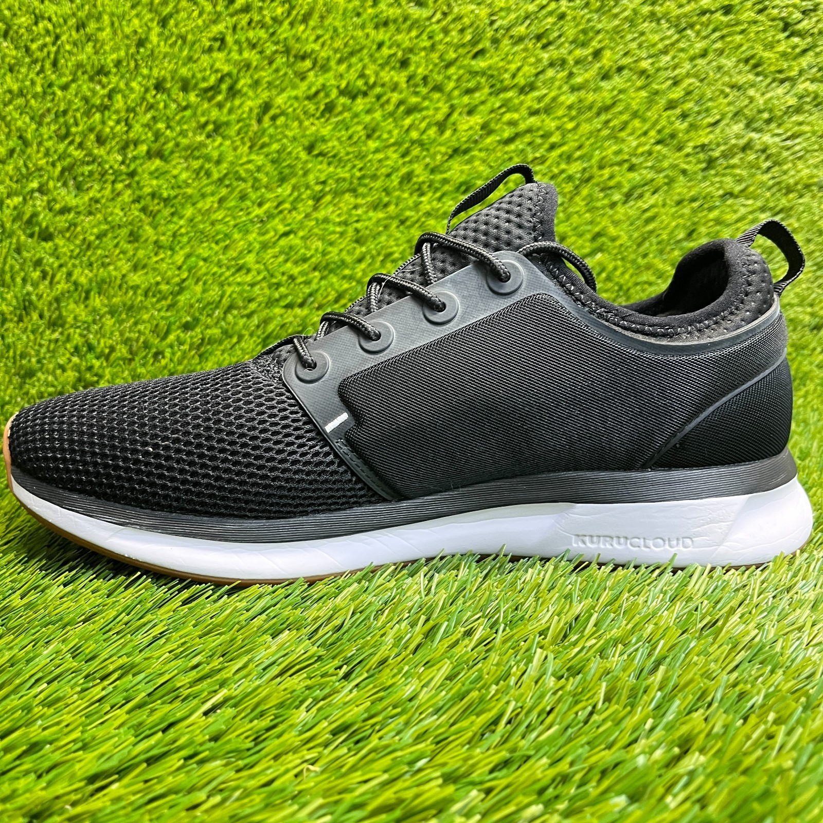 Kuru Atom Womens Size 10 Black White Athletic Running Walking Shoes Sneakers