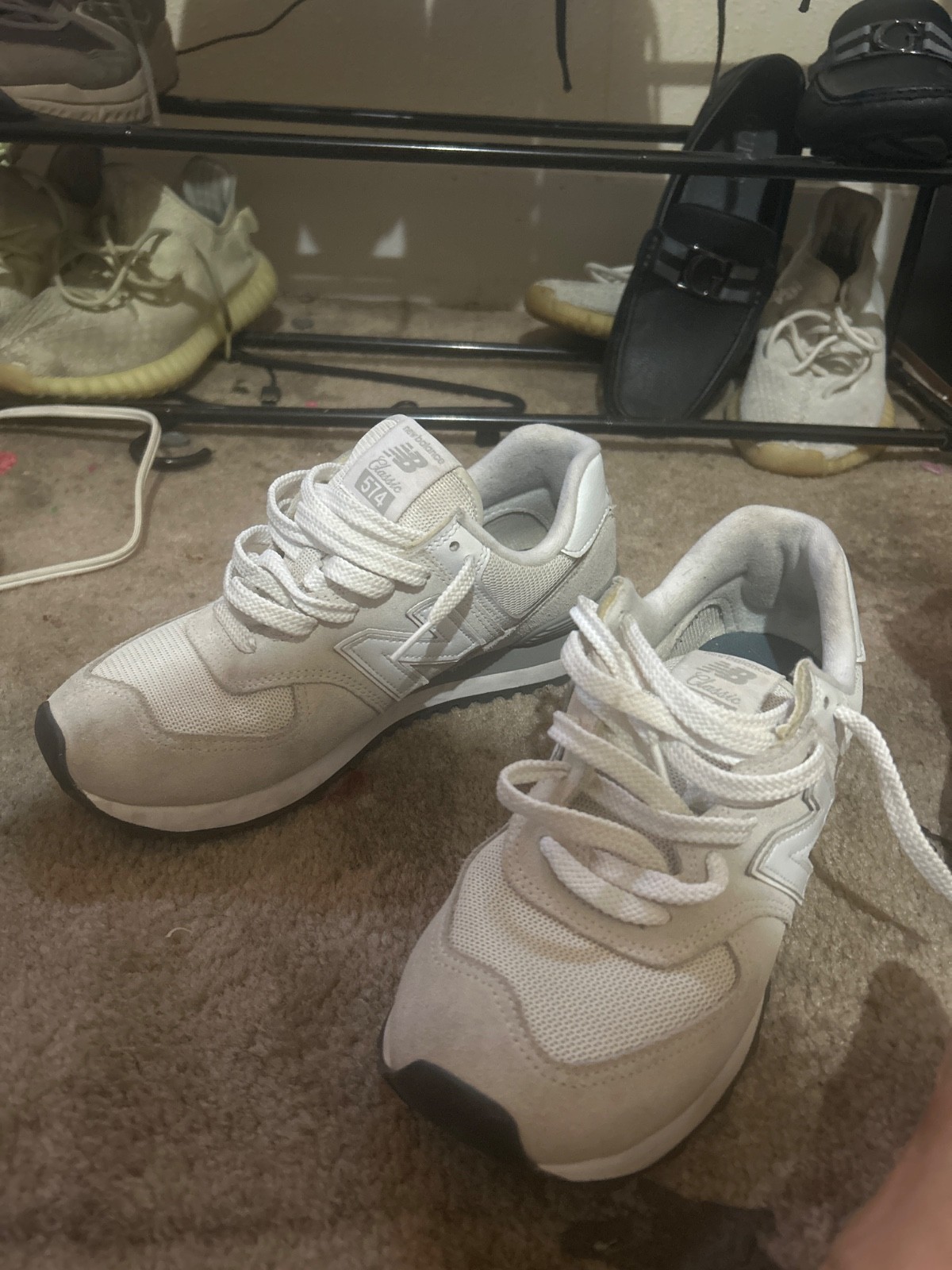 Size 9 – New Balance 574 White