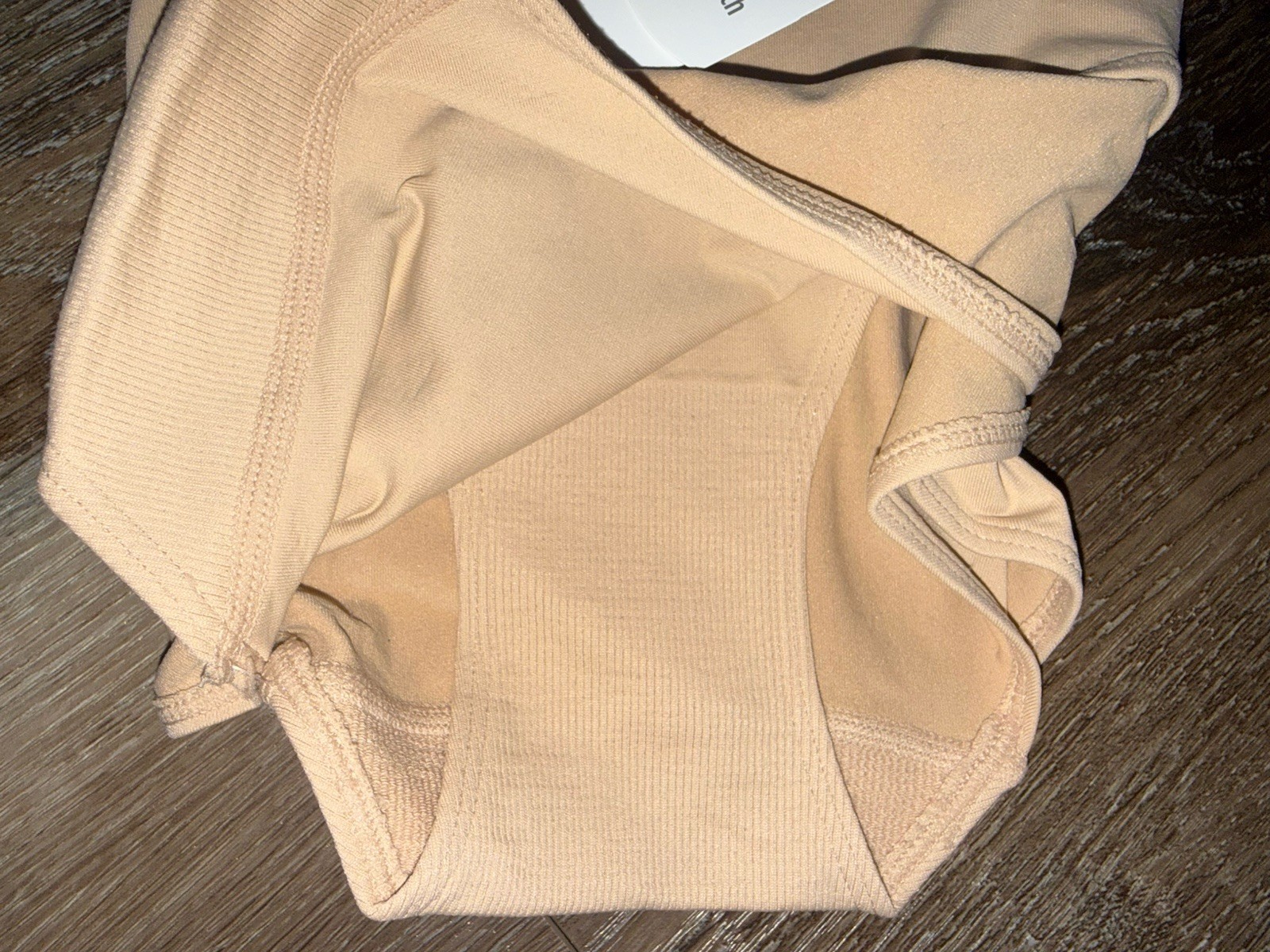 Jockey Essentials 3-Pair Womens Hipster Beige Underwear Panties Nylon Blend ~ L