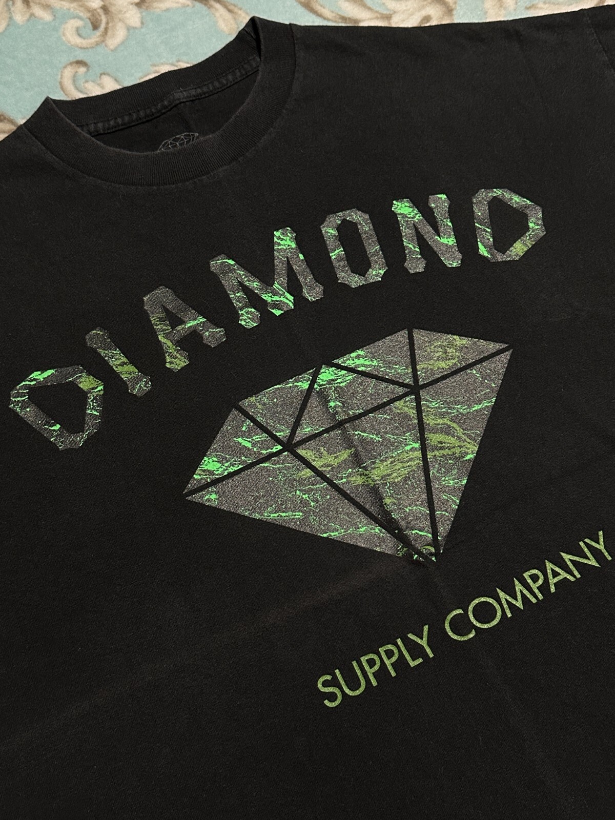 VINTAGE DIAMOND SUPPLY CO JERON WILSON T-SHIRT (XL) (BLACK) DVS SHOES MATCH