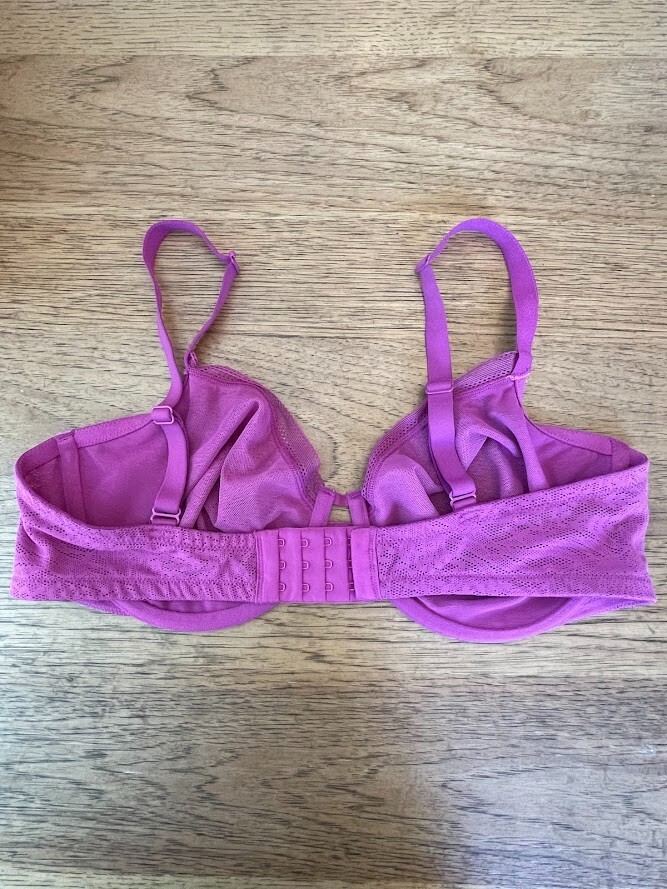 SOMA Orchid Daze 32A Stretch Lace Unlined Perfect Coverage Bra NEW Underwire