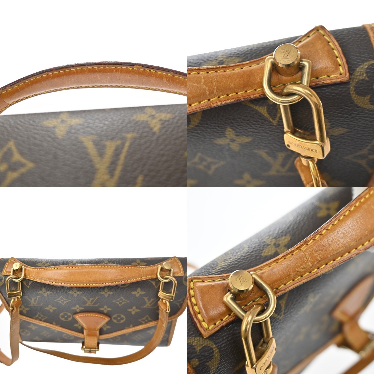 LOUIS VUITTON Bel Air 2Way Shoulder Hand Bag Monogram Leather BN M51122 10KD560