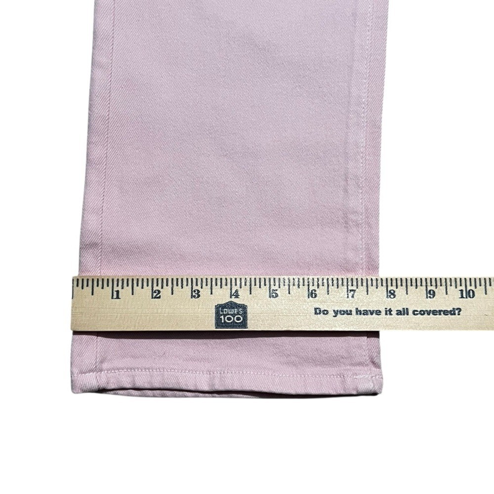 First Row men’s slim straight Pink Distress jeans pants American Flag size 34X32