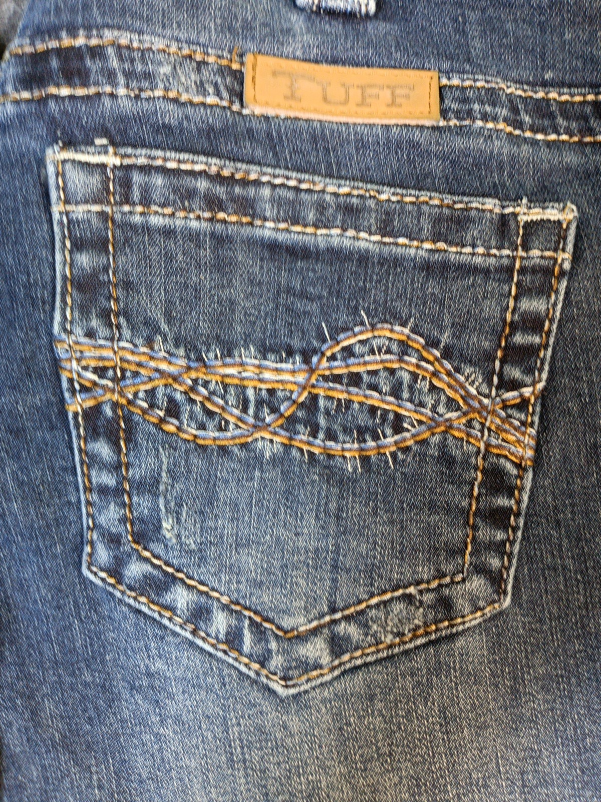 Cowgirl Tuff Co. Women’s Bootcut Blue Denim Jeans – Size 28×32