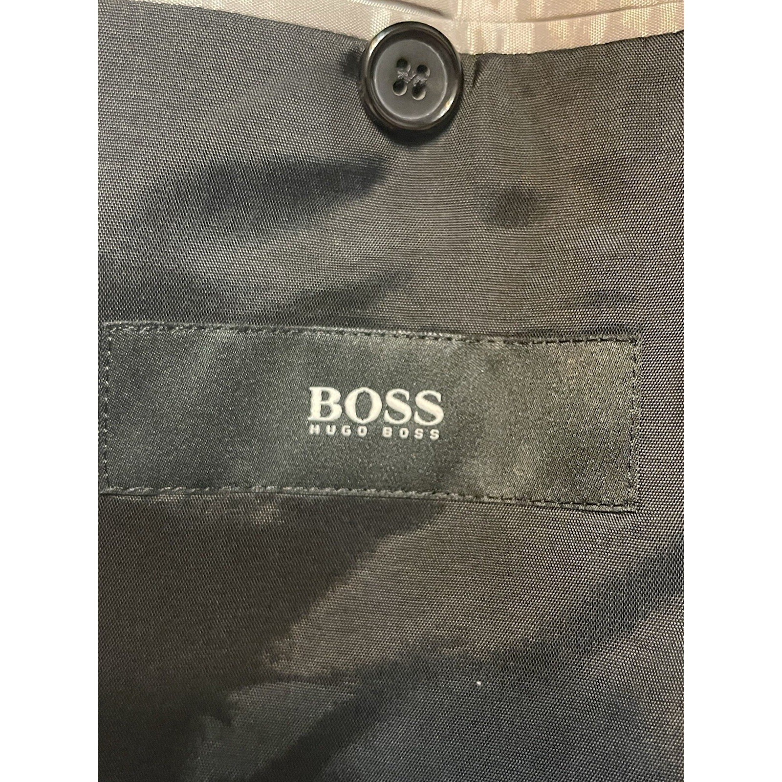 Hugo Boss 42R Jam75/Sharp3 Sport Coat Dark Gray 100% Wool Two Button Vented