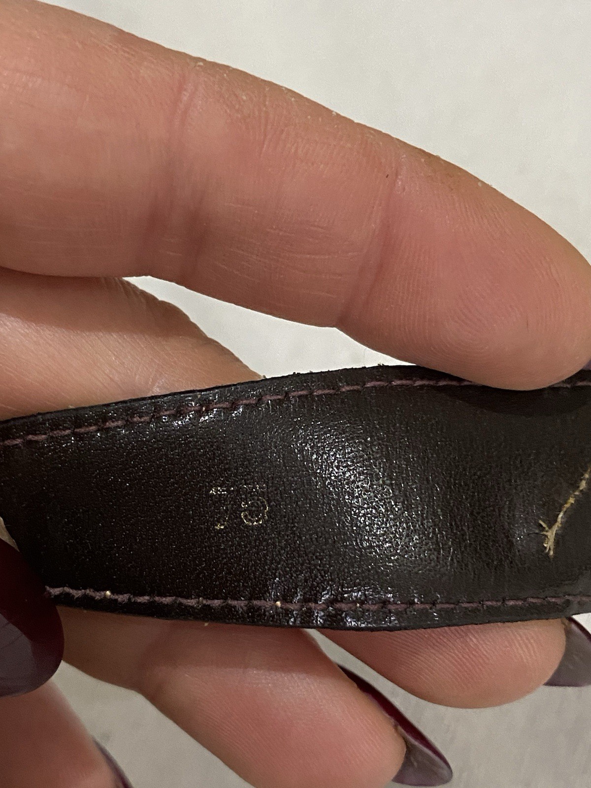 S34# Gucci Vintage Belt 75 Cm Made In Italy Length : 31 Inch Has Sign Of Wear