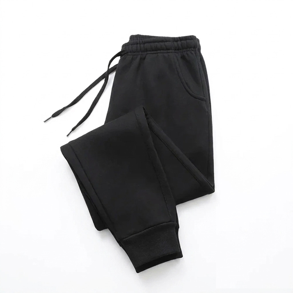 Mens Fleece Sweatpants Winter Warm Joggers Running Sports Gym Casual Trousers