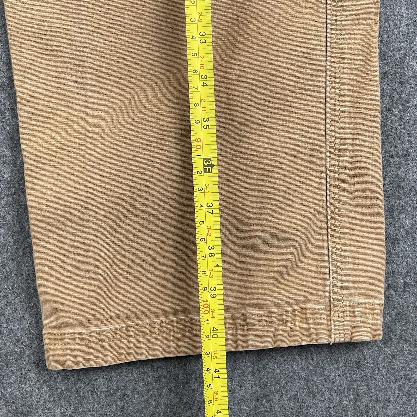 Duluth Flex Fire Hose Ultimate Relaxed Fit Cargo Work Pants Mens 36×34 Brown Tan