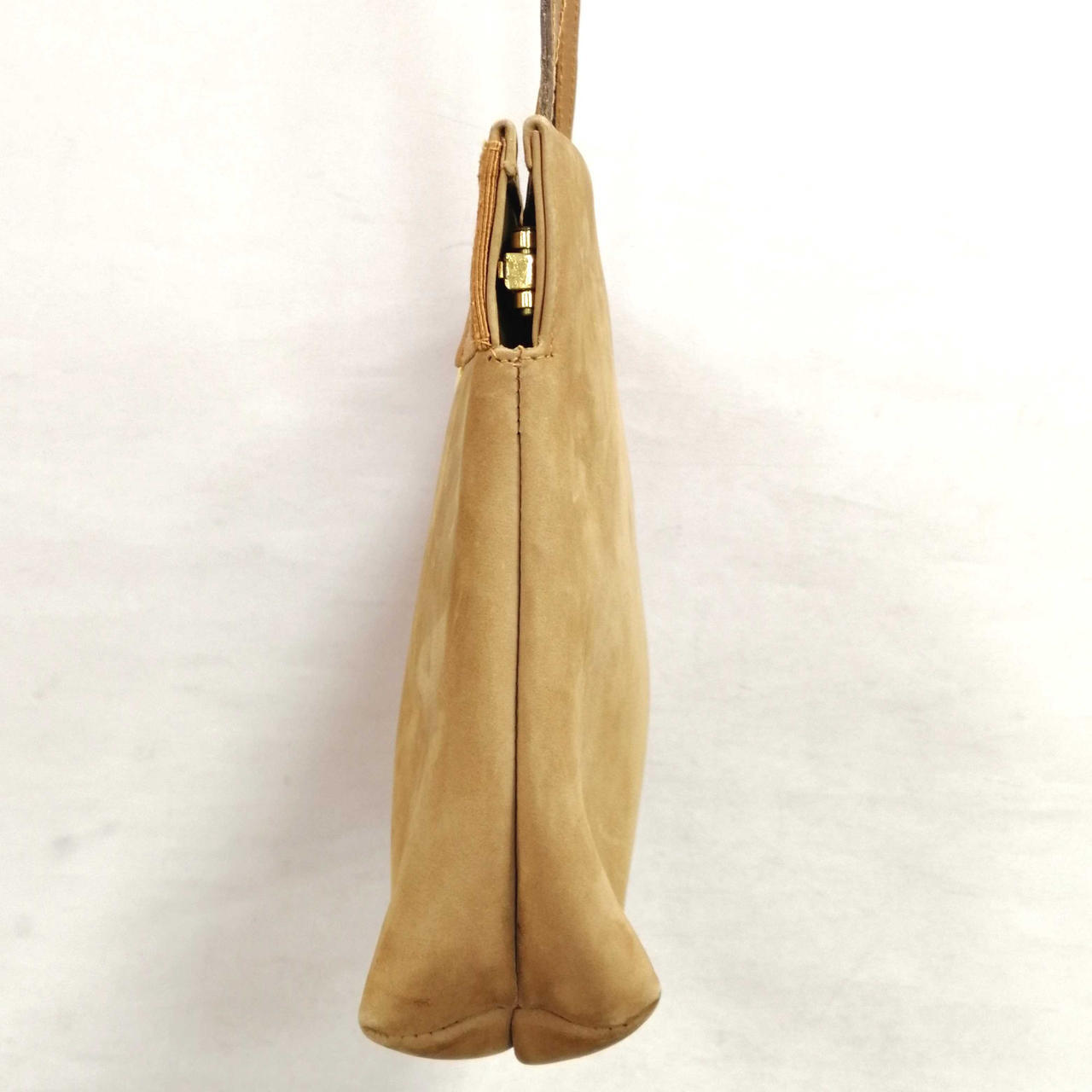 Salvatore Ferragamo Brown Shoulder Bag 10.6 inch