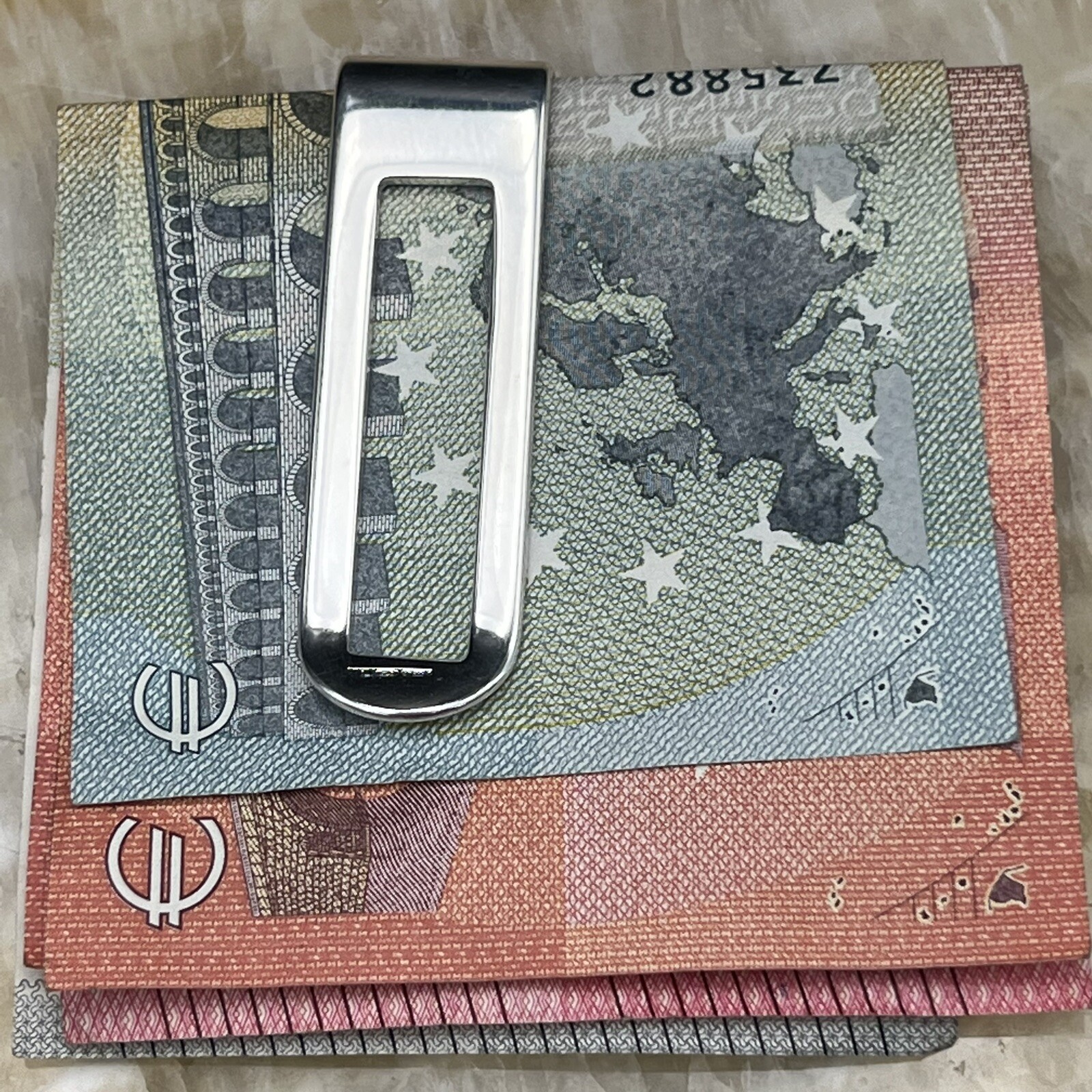 New Sterling Silver .925 Credit Card Money Clip Wallet 90% Silver Peace Dollar