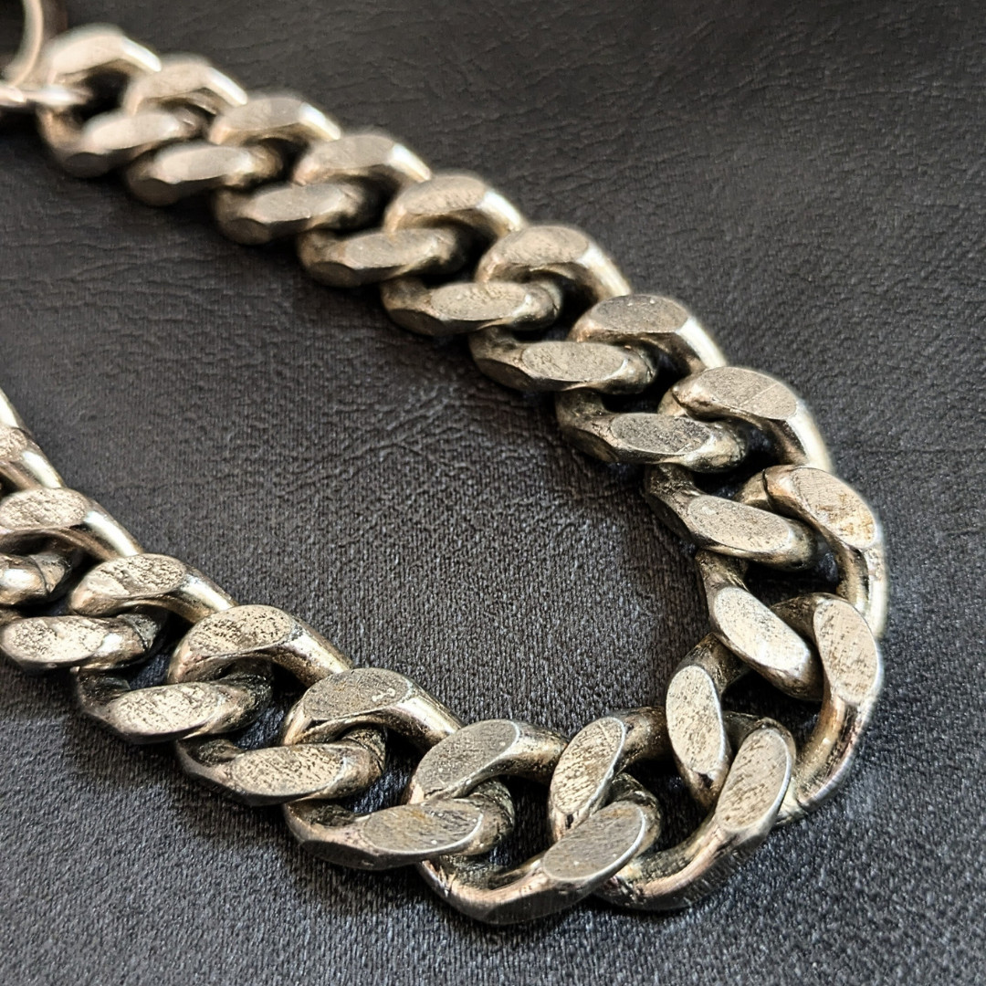 Solid brass Stainless steel Wallet chain Vintage finish Handmade in Japan GLSK