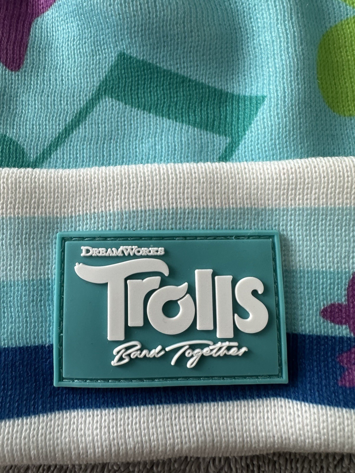 Trolls Band Together Winter Beanie Hat One Size Kids/Youth Brand New Fluffy Top