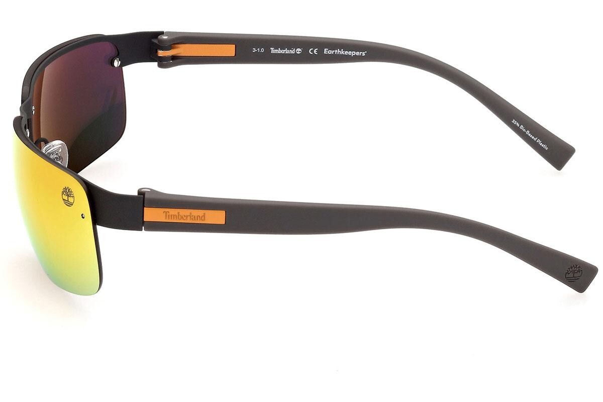 Timberland TB9236 20D Gray Semi-Rim Wrap Sport Sunglasses Frame 65-13-125 sd*