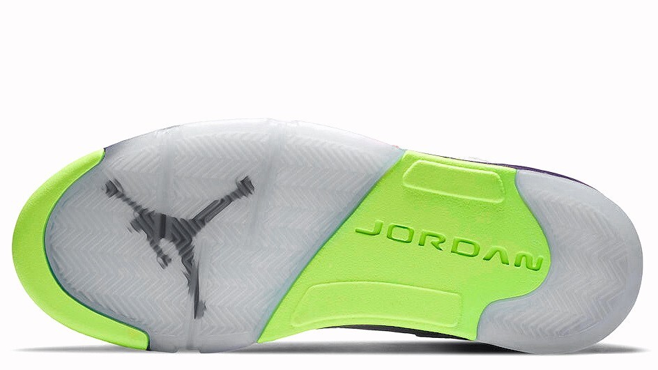 Air Jordan 5 Retro ‘Alternate Bel-Air’ White/Ghost Green DB3335-100 Size 10.5