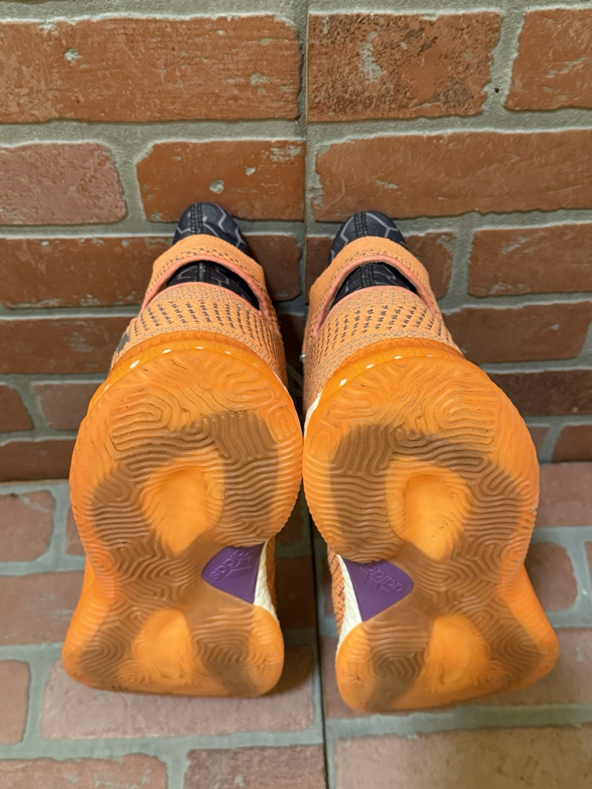 Adidas Crazy Explosive PrimeKnit size 14 basketball Shoes Sneakers GeoFit Orange