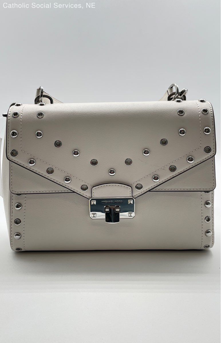 Michael Kors Optic White Satchel handbags AC-1902 T19 – Size Medium