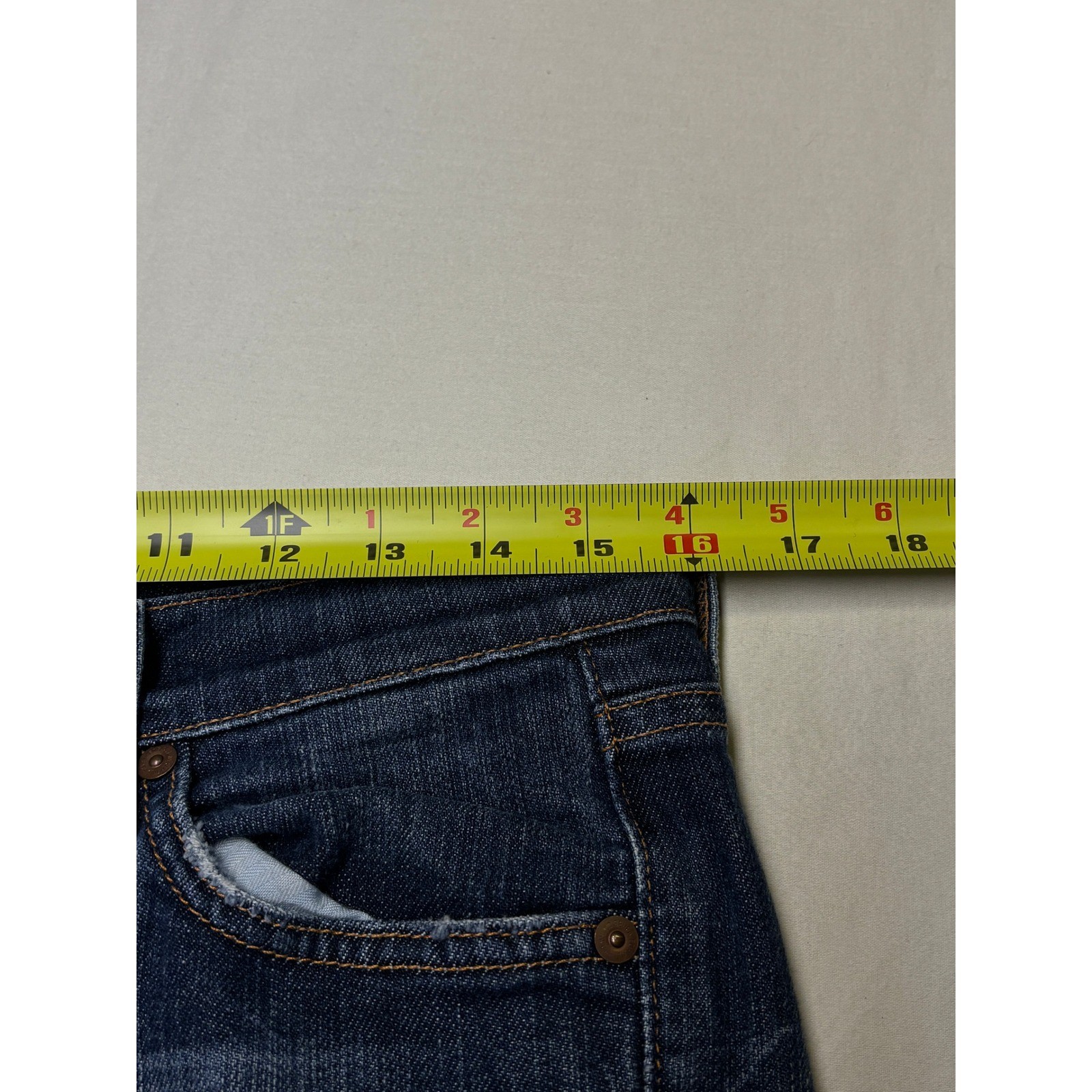 7 For All Mankind Flare Leg Jeans Dark Wash Blue Size W29xL25