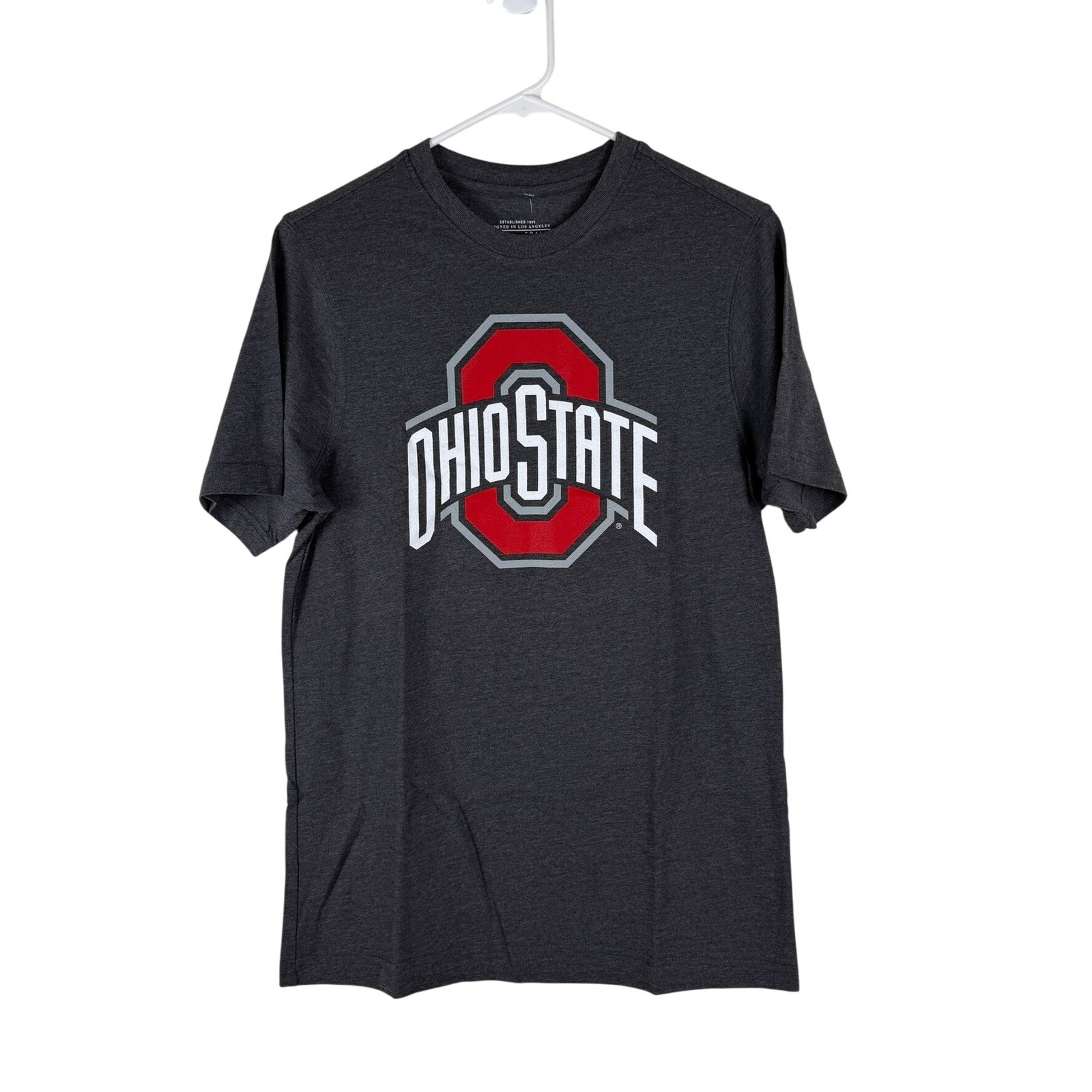 Colosseum Ohio State Mens Small T-Shirt Gray New NCAA Buckeyes Graphic Tee NWT