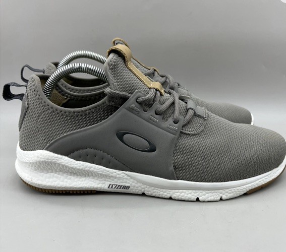 Oakley Dry Os Running Sneakers Men Size 7 Gray Comfort Shoes Grigio Scuro NWT