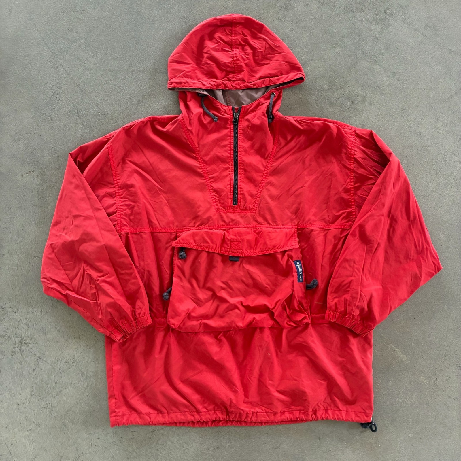 Vintage 90s Abercrombie and Fitch AF2 Anorak Pullover Windbreaker Mens Large