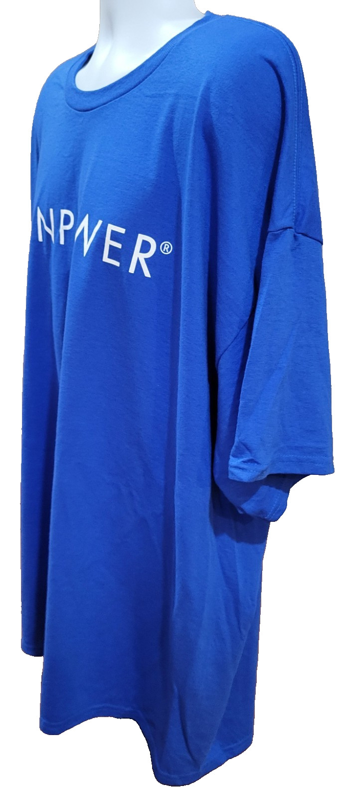 T-shirt Men 3XL Blue Short Sleeve Gildan Dryblend Casual Work Sunpower Logo NWOT