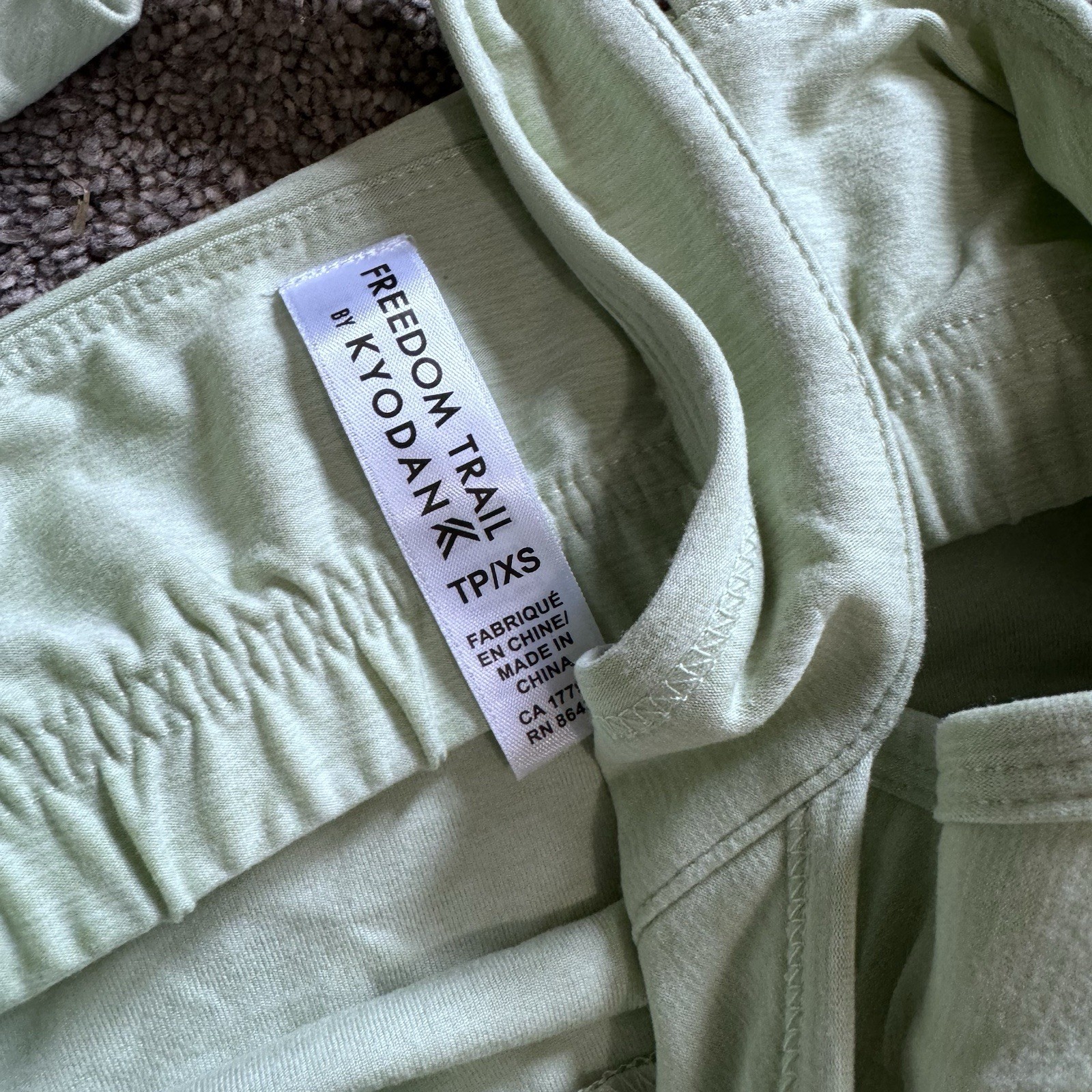 Womens Xs Freedom Trail Kyodan Active Dress Racerback Moisture Wicking Sage