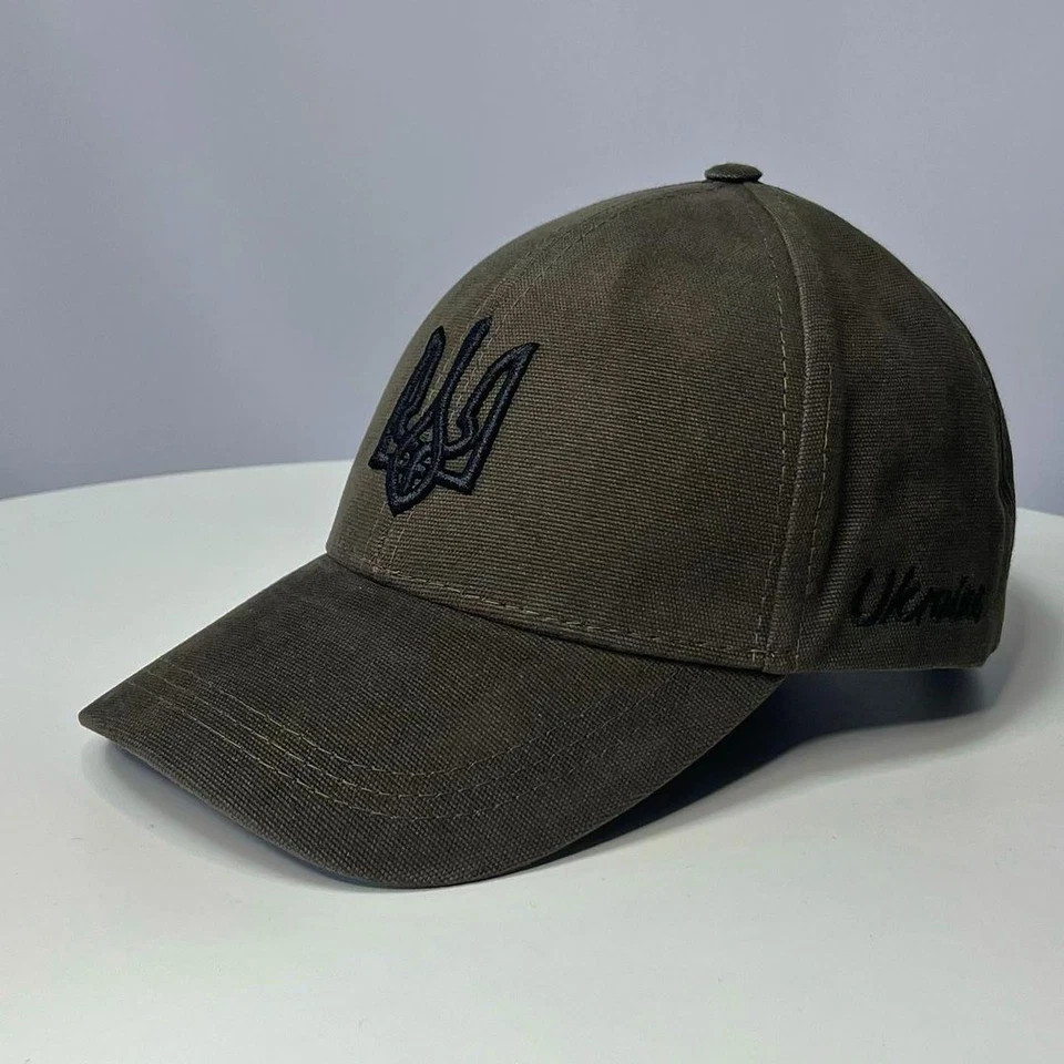 Ukrainian Hat, Cap with Embroidered Ukrainian Trident from Ukraine Sellers.