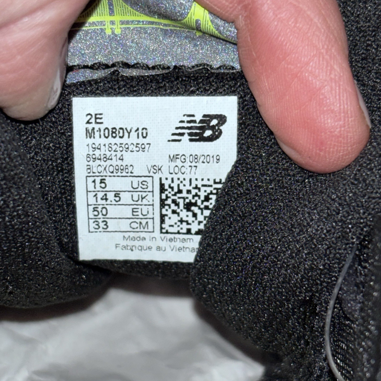 New Balance Fresh Foam M1080Y10 1080v10 ‘NYC Marathon’ Sz 15 EE Running New York