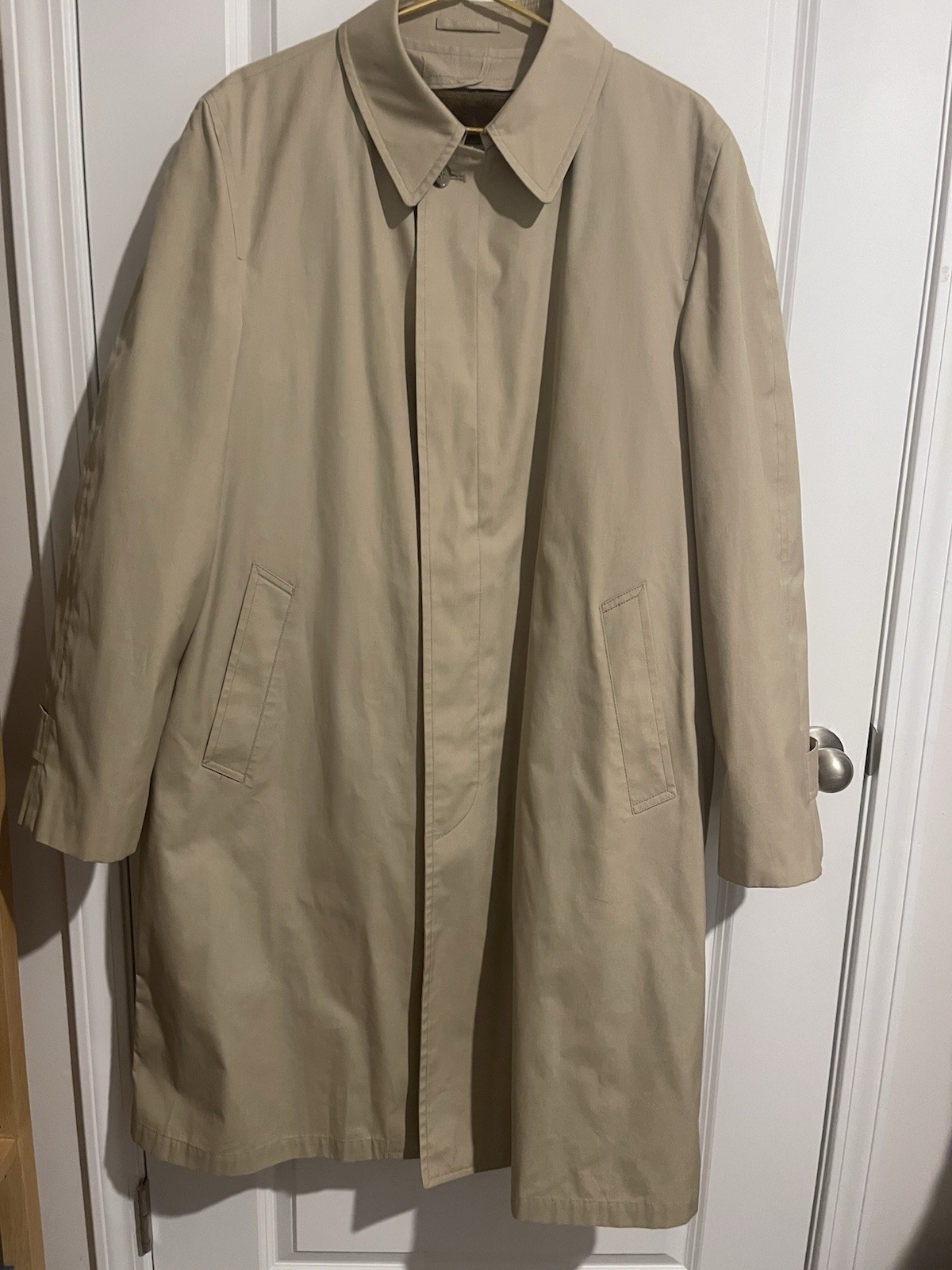 London Fog Maincoats 44L All Season Coat 25P2P 44L Zip In Lining