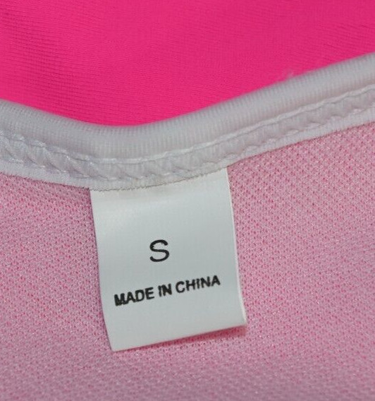 Hot Pink with White Accent Bikni Bottom NWOT Size S 82% Polyamide 12% Elasthane