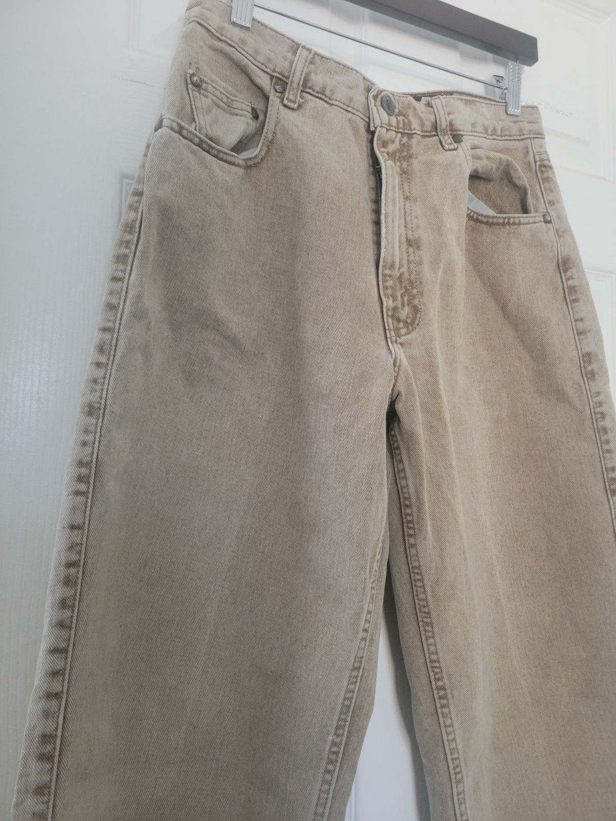 Levi’s SilverTab Baggy Tapered Beige Jeans Purple Label 31×34 (Read Discription)