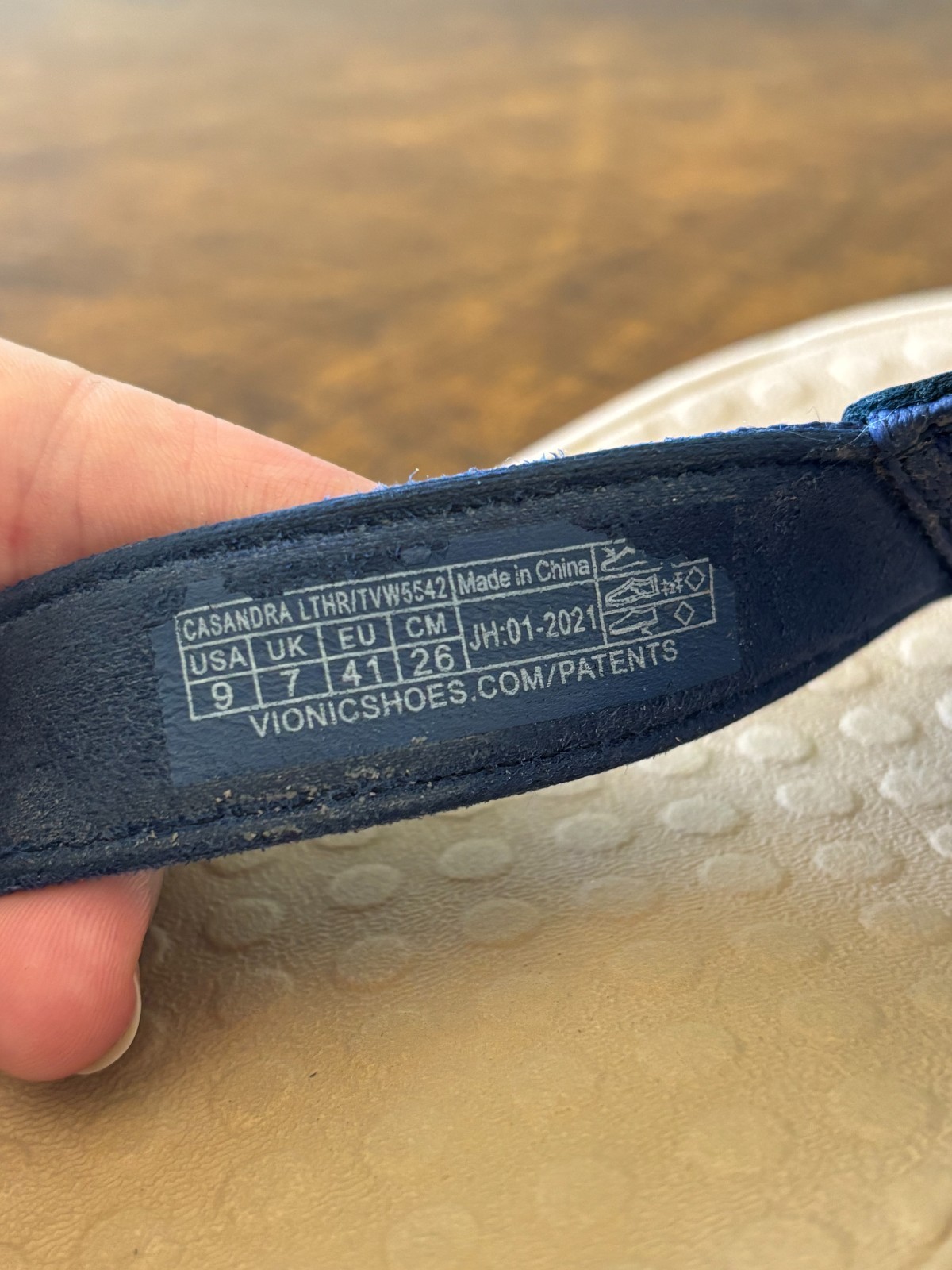 Womens Vionic Tide II Toe Post Sandal Comfort Orthotic Flip Flop – Size 9