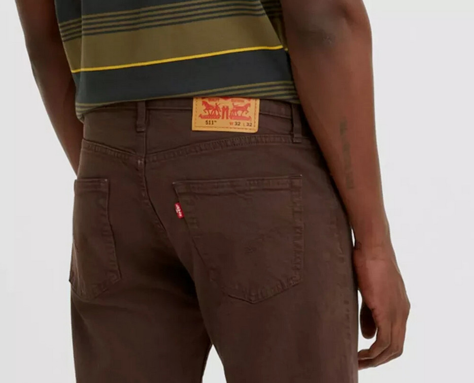 LEVI’S 511 SLIM FIT-STRETCH BROWN, VARIOUS SIZES CHOOSE