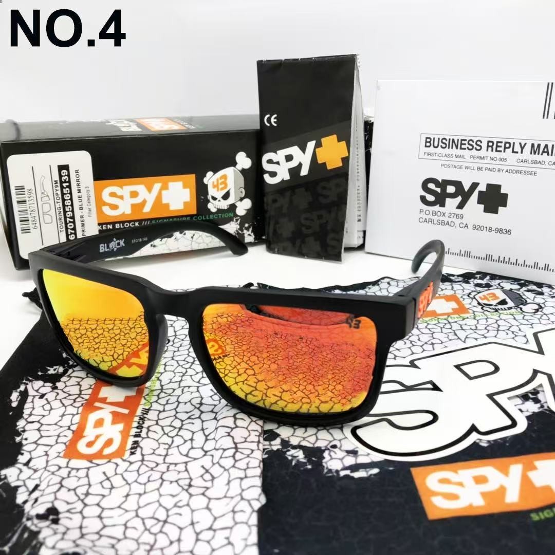 New Spy Polarized Sunglasses Men Classic Ken Block Unisex Square Original Box.