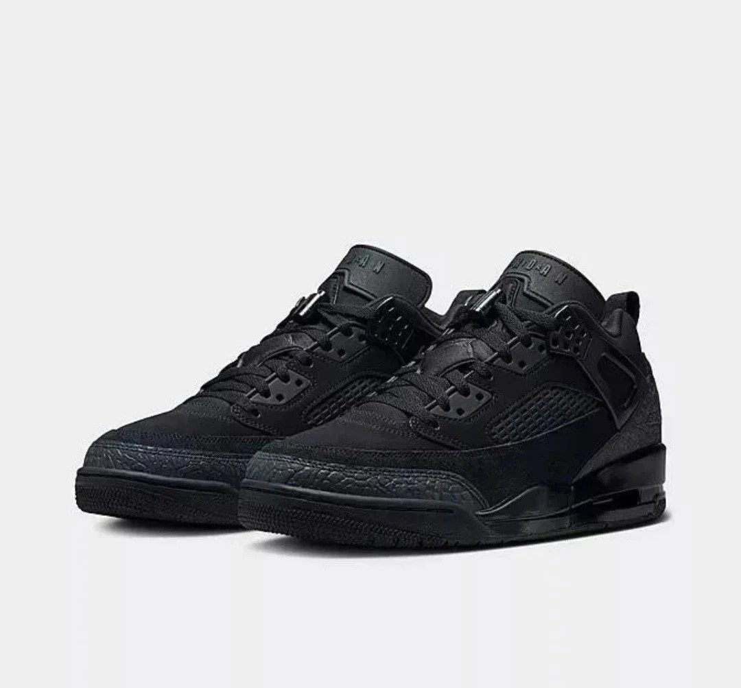 Jordan Spizike Low Men’s Size 11 Black /Black-Anthracite FQ1759 001 Fast Ship