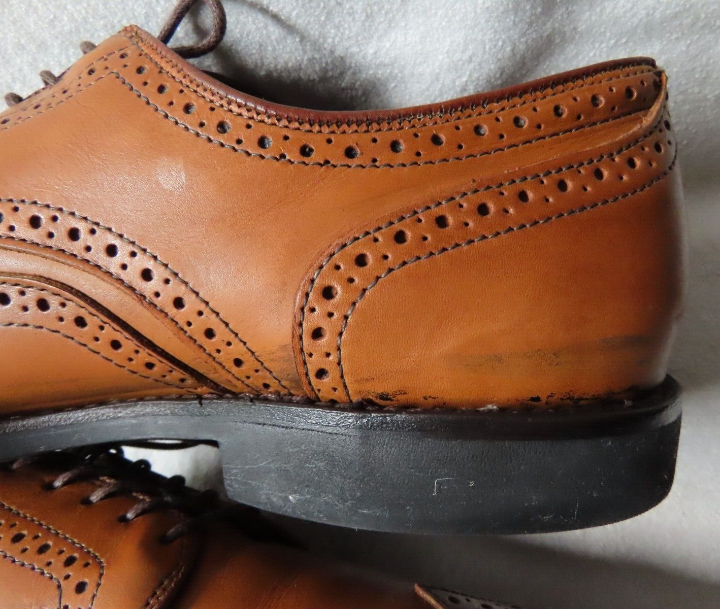 Allen Edmonds Brown “Player’s Shoe”, Wingtip, Medallion Toe, Size 11 D , 65188