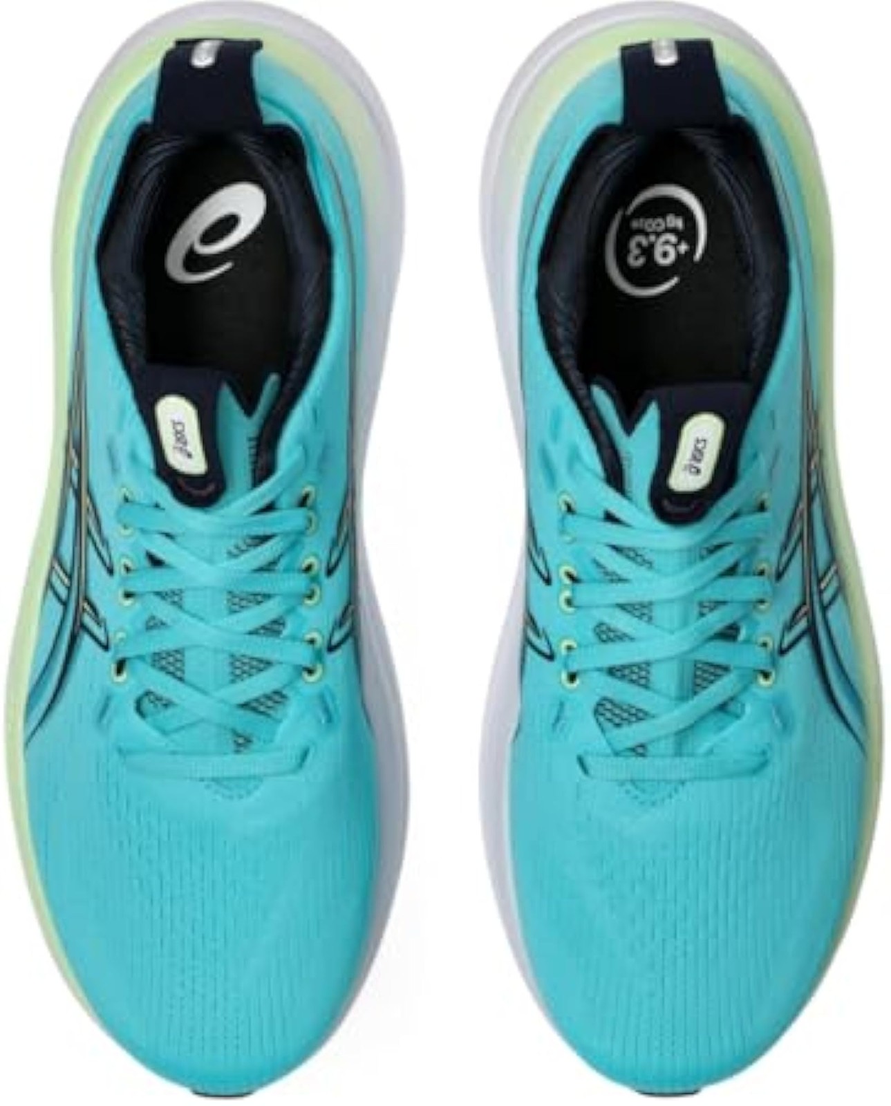 ASICS Men’s Gel-Nimbus 28 Running Shoes, 12.5, Energy Aqua/Midnight – Energy Aqu