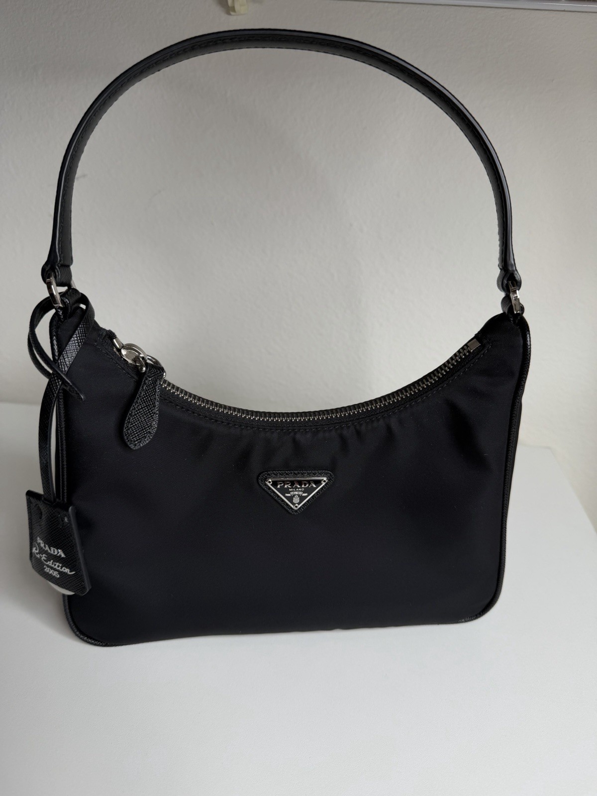 PRADA Re-edition 2005 Nylon Black Shoulder Bag