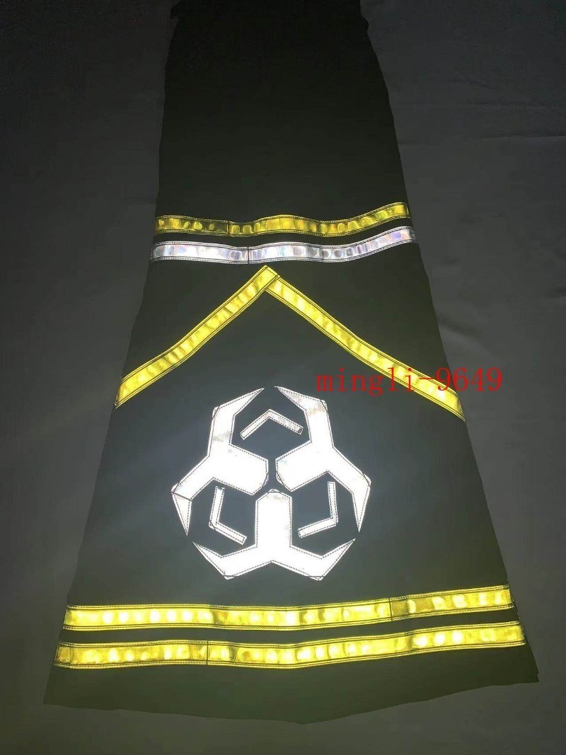 AUS Style Melbourne Shuffle Death God Pants Flared Leg Dance Reflective Cosplay