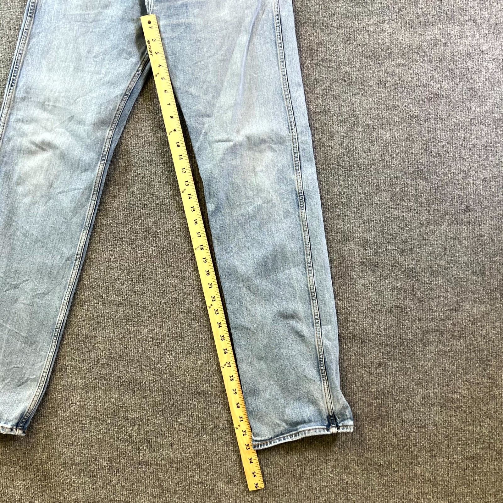Levi’s 410 Jeans Men’s 36×34 Blue Denim Cotton 5-Pockets Straight Leg Streetwear