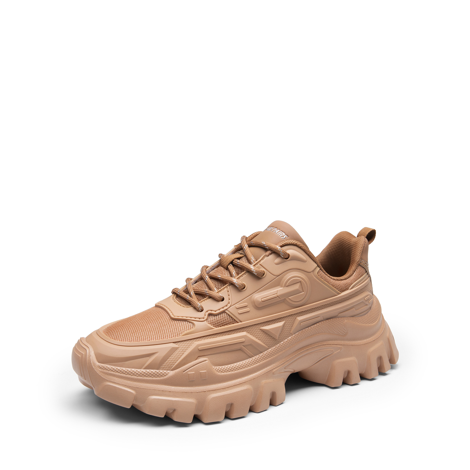 Women’s Chunky Platform Fashion Sneakers Lace-Up Lightweight Athletic Shoes