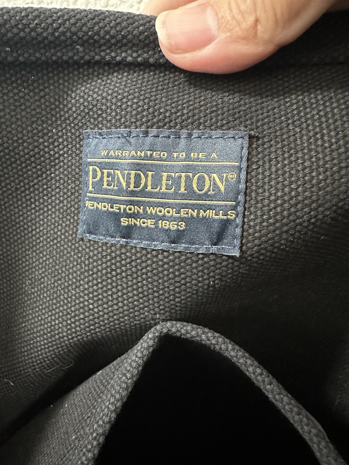 Pendleton PRAIRIE RUSH HOUR Large Tote Shopper Wool Brown Buffalo Made in USA