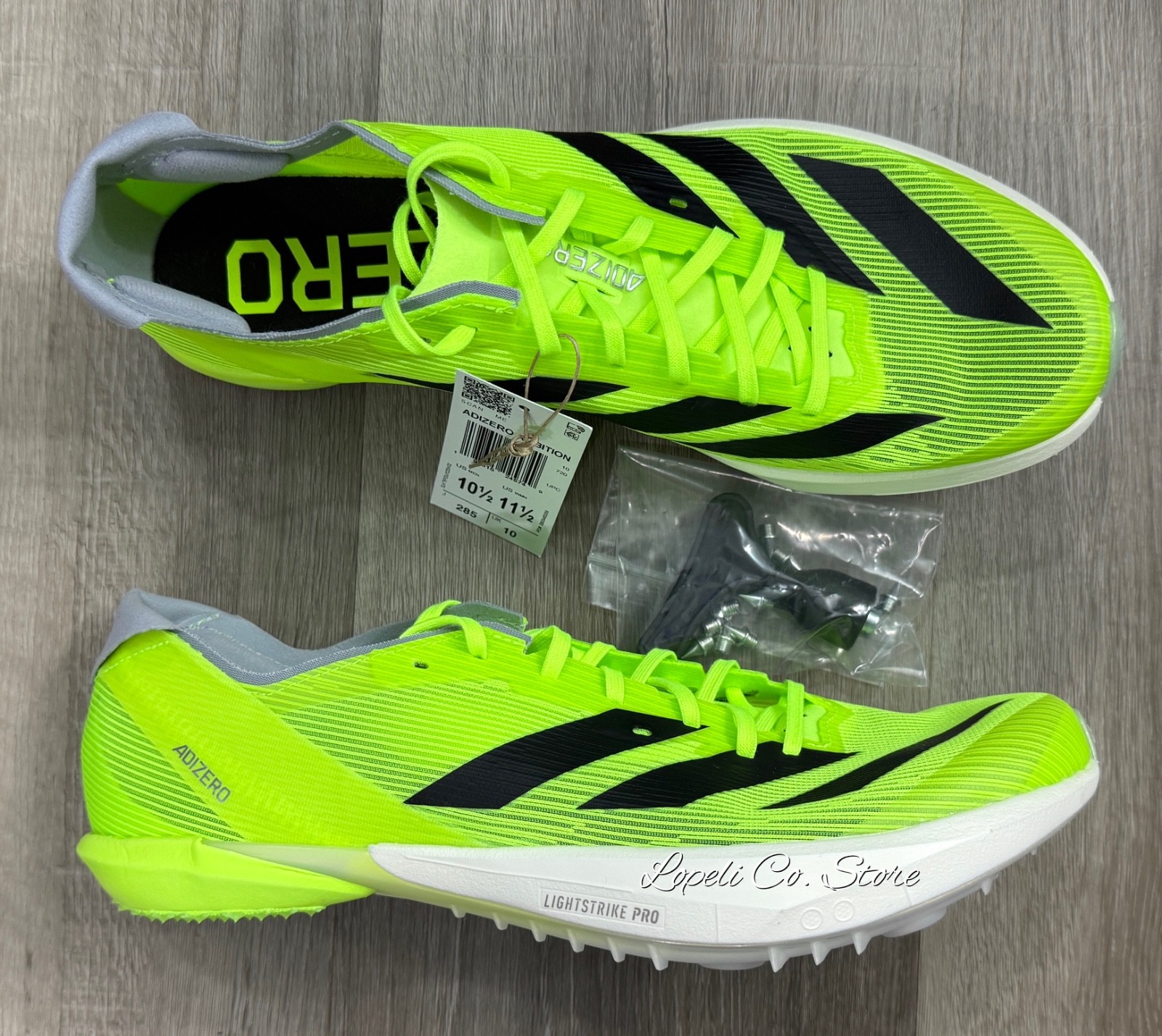 Adidas Adizero Ambition Lucid Lemon Track Spikes IH5798 Mens 7.5 – 10