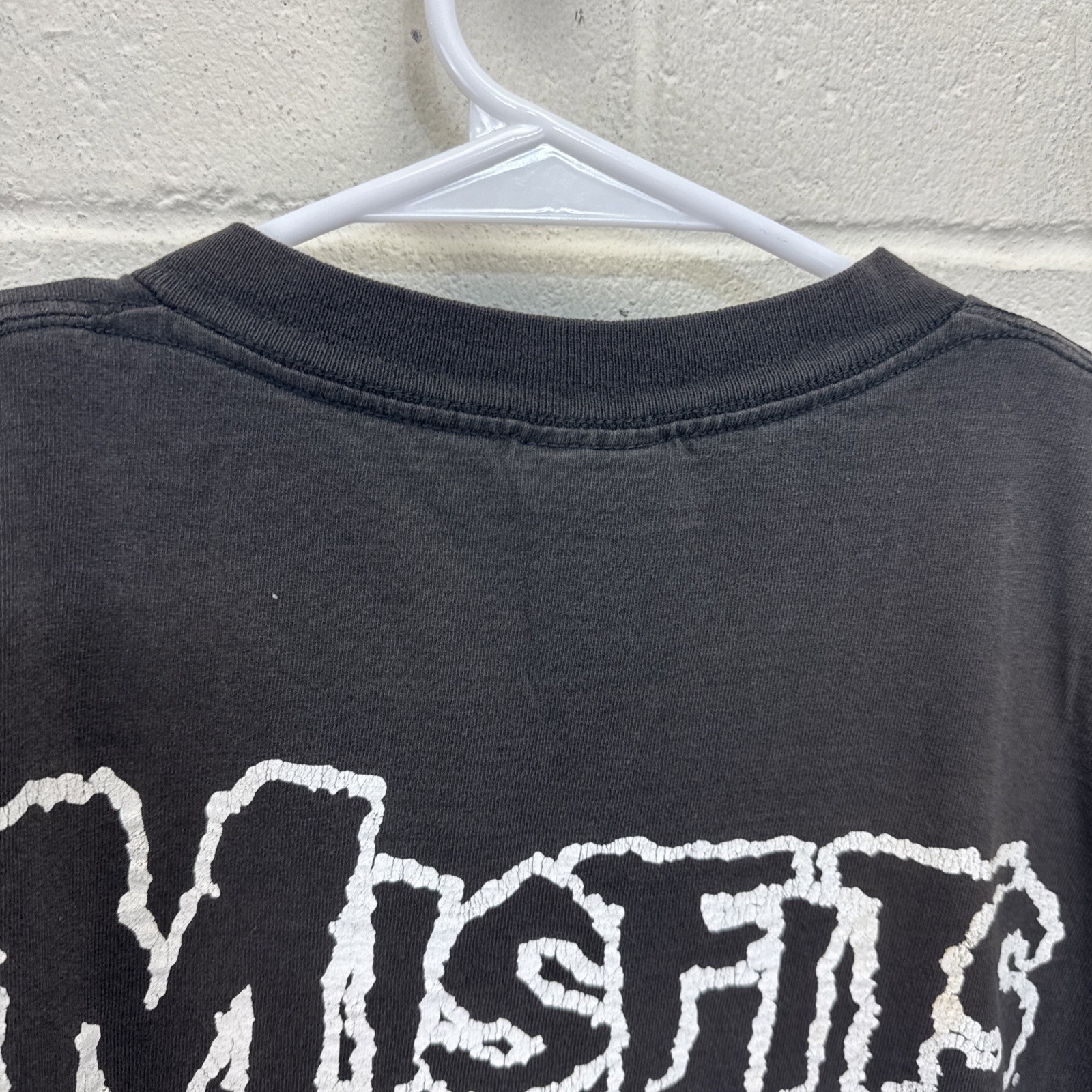 Vintage The Misfits 2001 Skull Horror Punk Rock Band Black M Graphic T-Shirt Tee