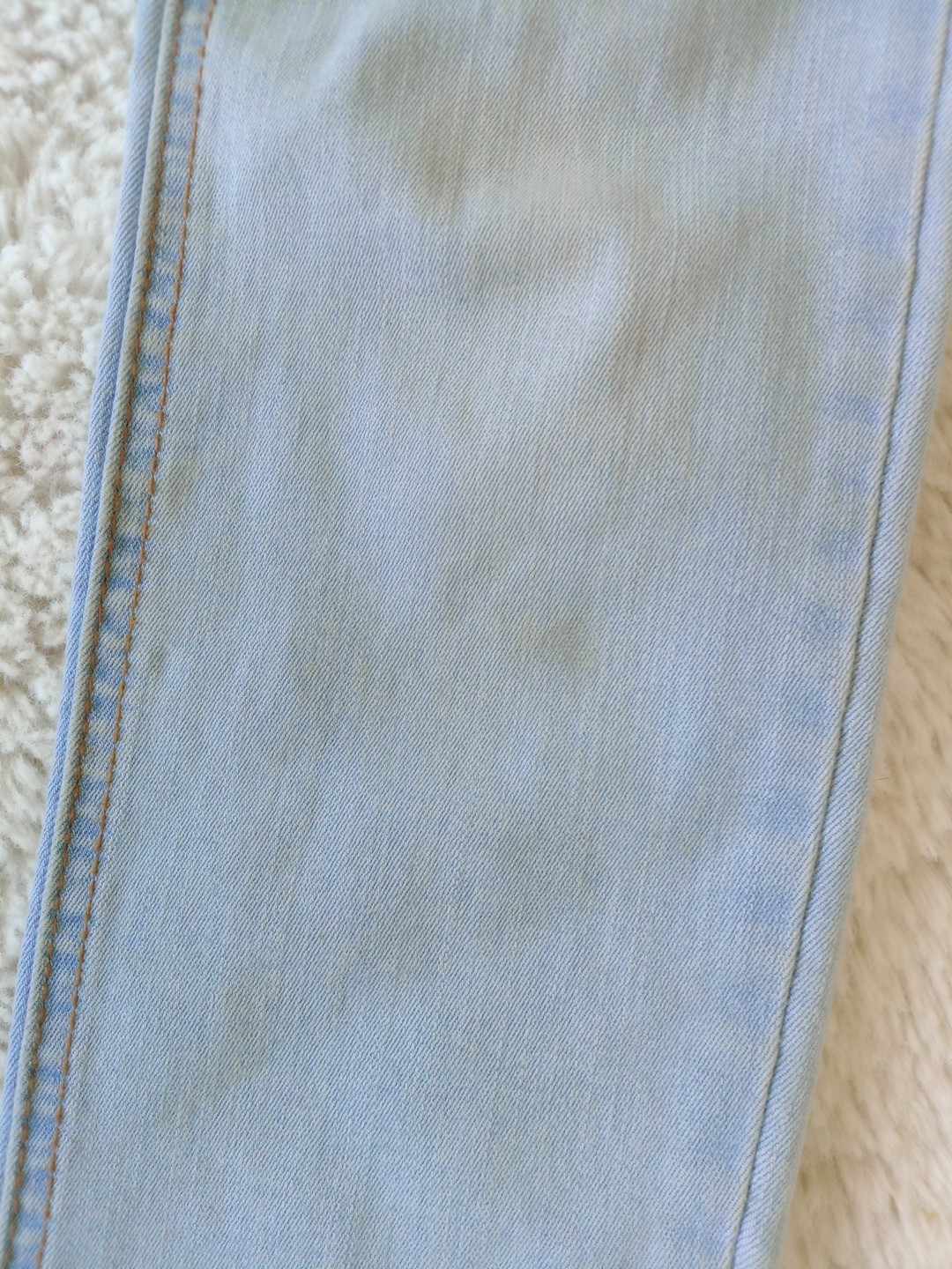 Pull&Bear Light Blue Wash Denim Skinny Jeans Tapered High Rise EU 34 UK Size 8