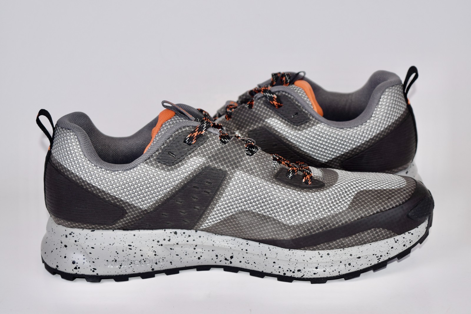 KURU Mens Atom Trail 10330275 Lead Gray Orange Spice Hiking Trail Shoes Size 7.5