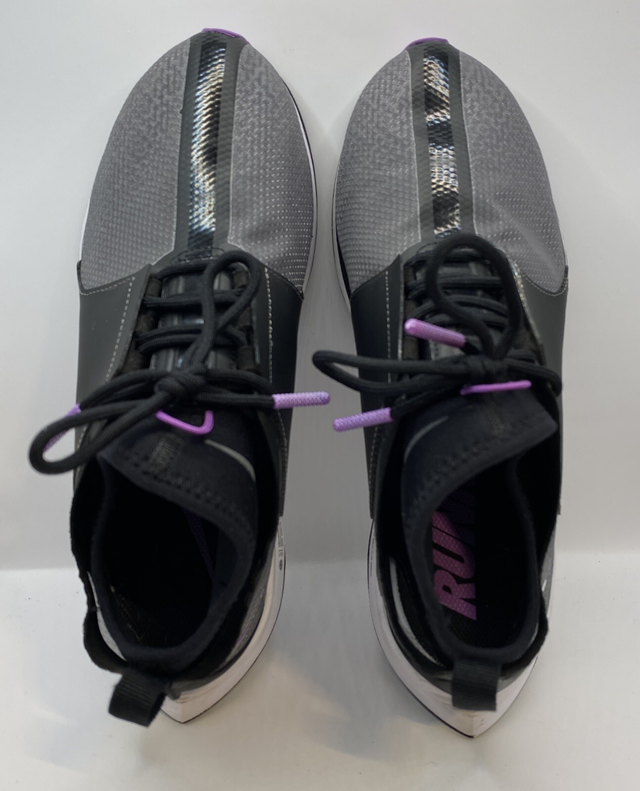Nike Zoom Pegasus Turbo XX Women’s Running Shoes, Sz 7.5 AR4347 001 Black/purple